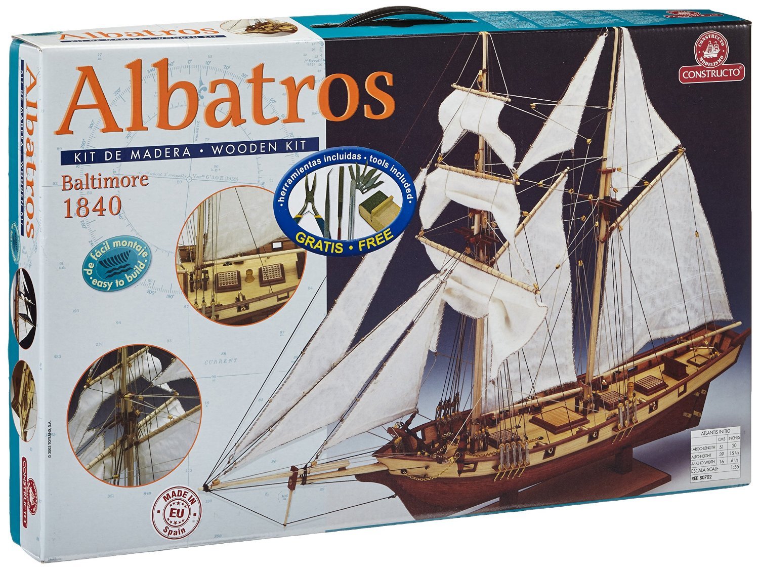 Kit Barco -Albatros- E:1/55 Constructo