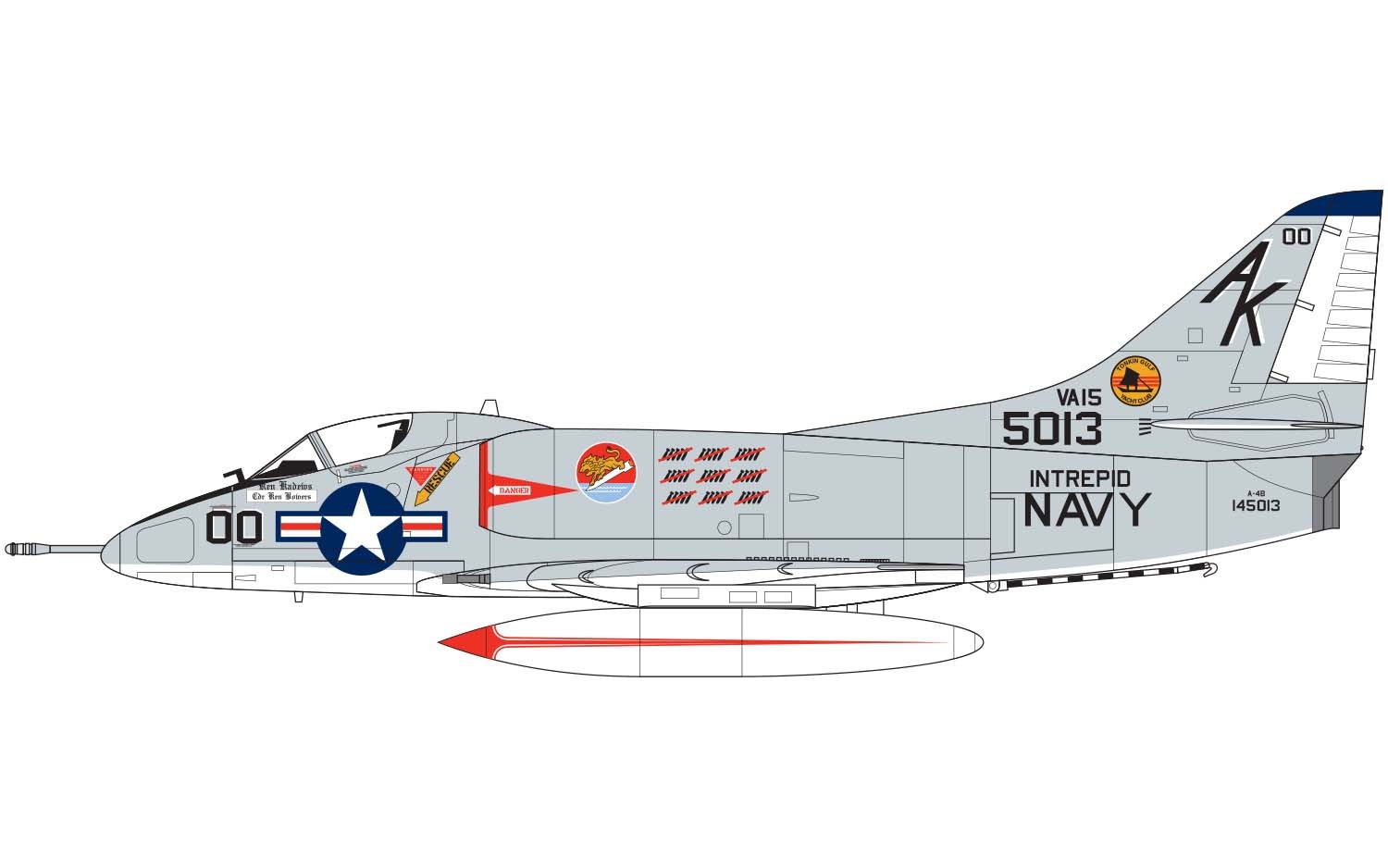 Avión 1/72 -Douglas A-48/Q Skyhawk- Airfix