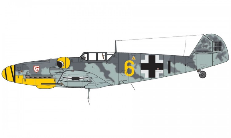 Avión 1/72 -Messerschmitt BF 109G-6- Airfix
