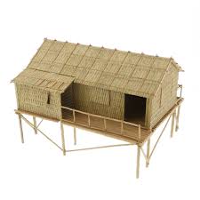Set Dihorama 1/32 -Bamboo House- Aifix