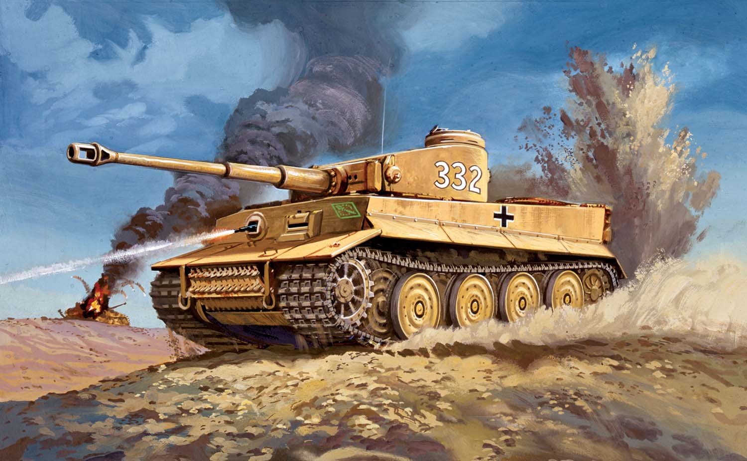 Tanque 1/76 -Tiger I Tank- Airfix