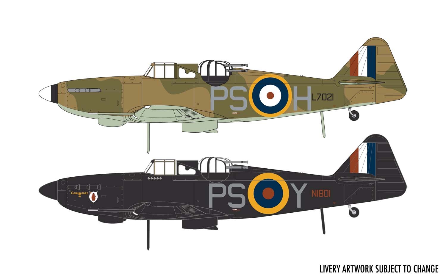 Avión 1/48 -Boulton Paul Defiant Mk.1 - Airfix