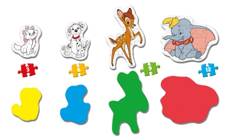 Puzzles Progresivos 3+6+9+12 piezas -Animal Friends- Clementoni
