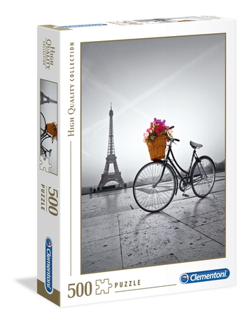 Puzzle 500 piezas -Paseo Romántico en París- Clementoni