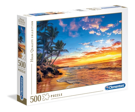 Puzzle 500 piezas -Paradise Beach- Clementoni