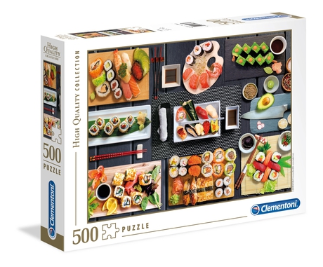 Puzzle 500 piezas -Sushi- Clementoni