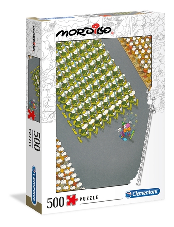 Puzzle 500 piezas -Mordillo: The March- Clementoni