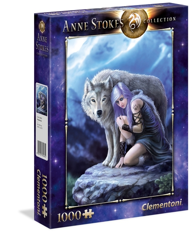 Puzzle 1000 piezas -Protector, Anne Stokes- Clementoni