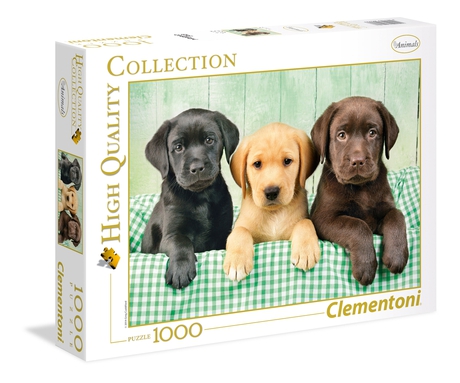 Puzzle 1000 piezas -Los Tres Labradores- Clementoni