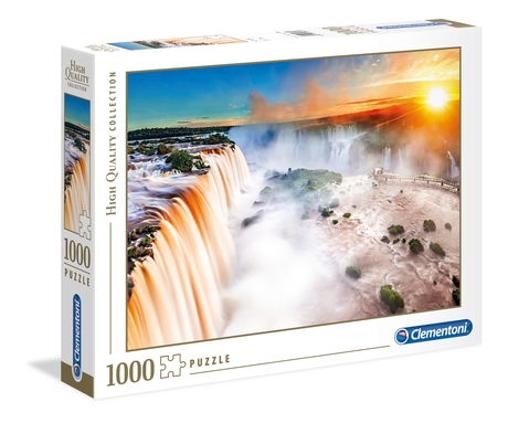 Puzzle 1000 piezas -Waterfall, Cataratas- Clementoni