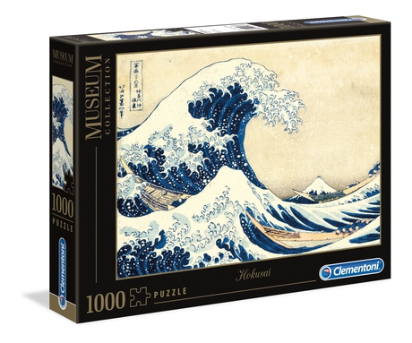 Puzzle 1000 piezas -Hokusai: La Gran Ola- Clementoni