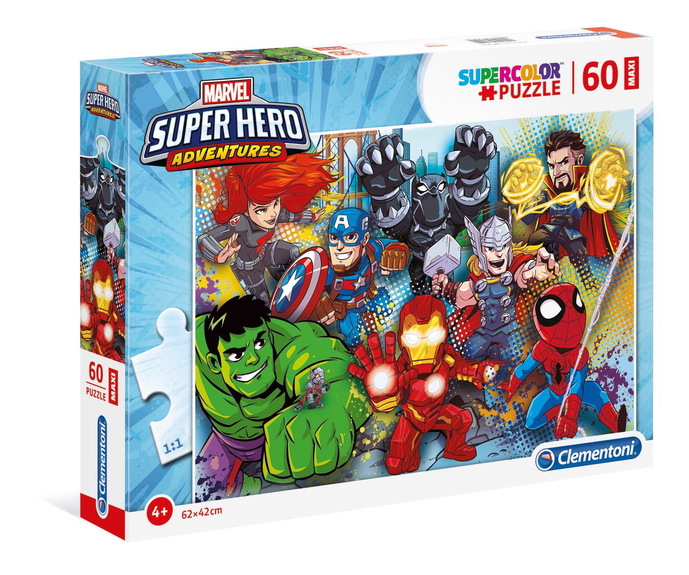 Puzzle Maxi 60 piezas -Superhero- Clementoni