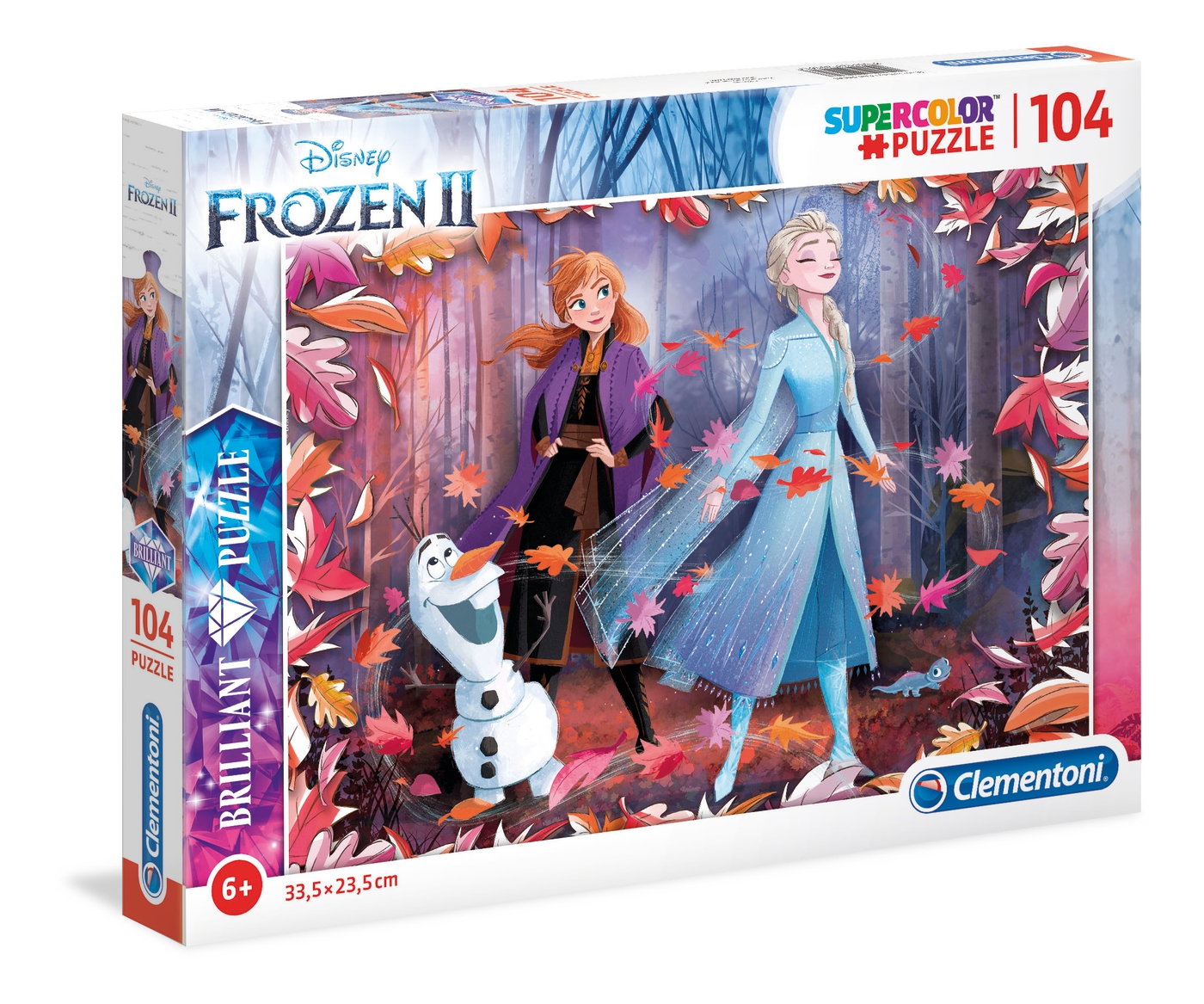 Puzzle 104 piezas Brilliant -Frozen 2- Clementoni