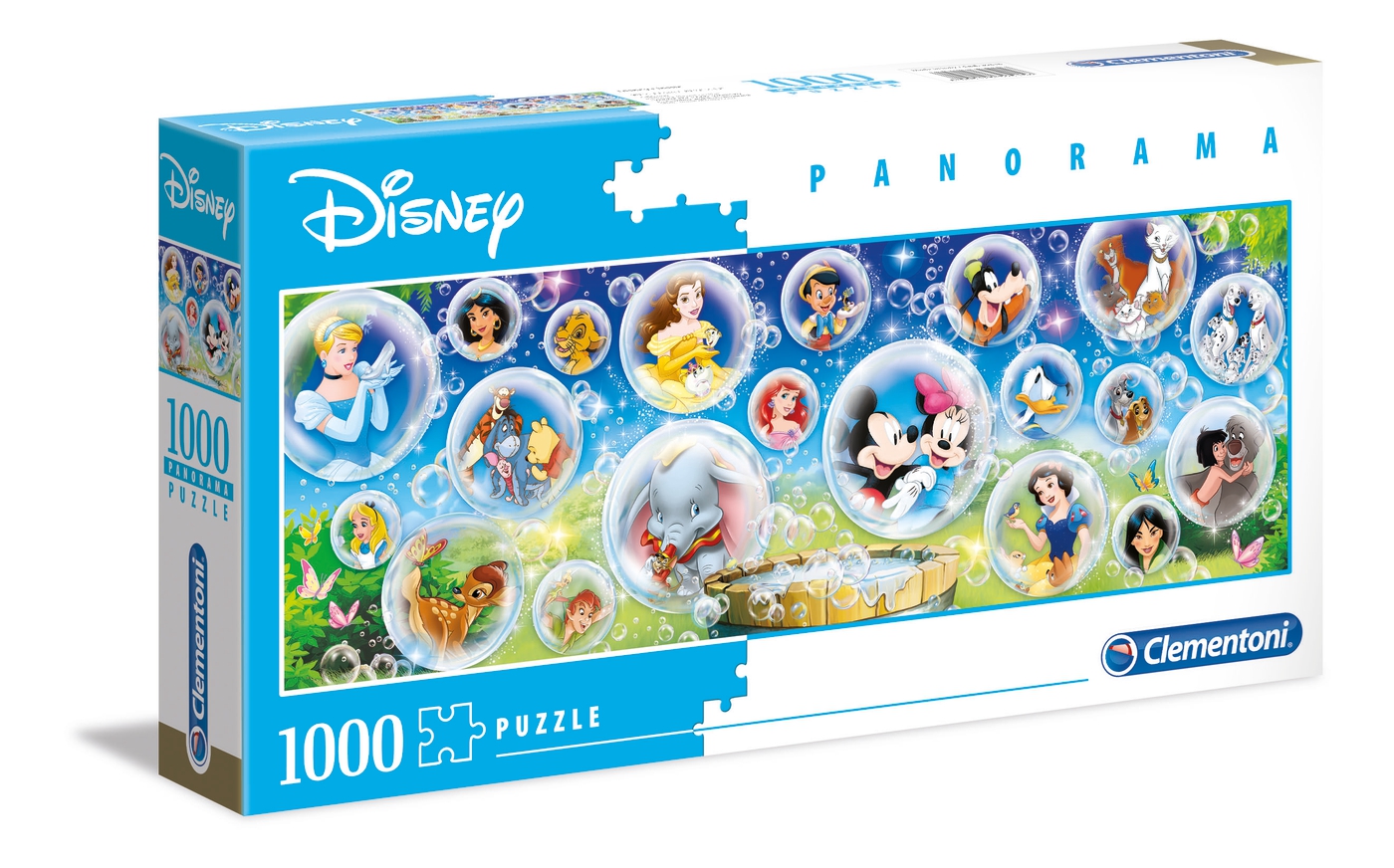 Puzzle 1000 piezas -Panorama: Disney Classic- Clementoni