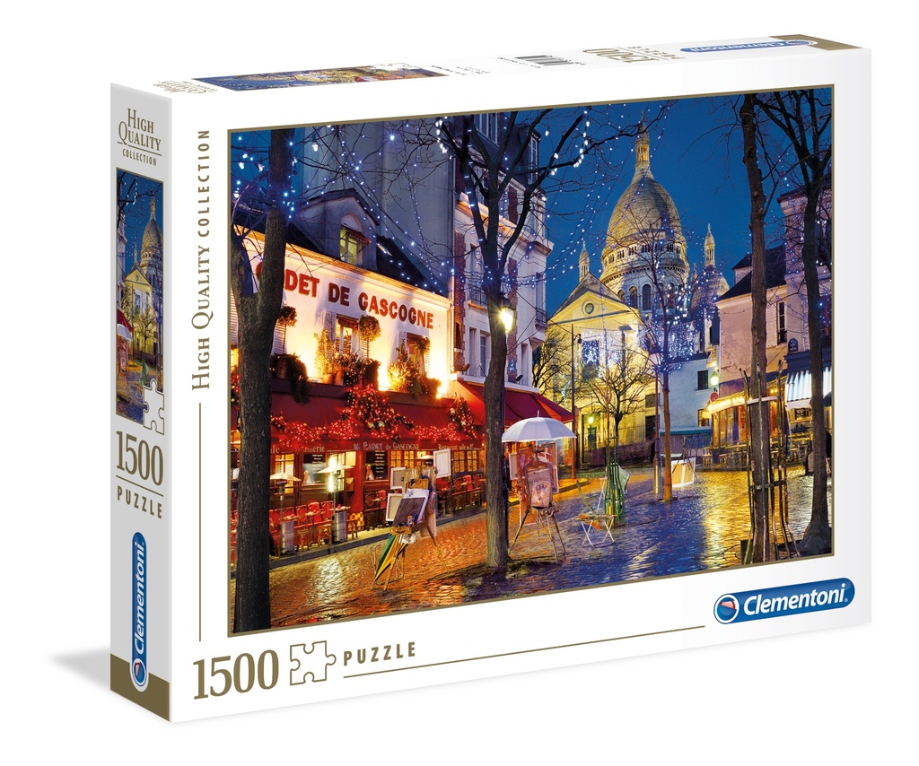 Puzzle 1500 piezas -Montmartre, París- Clementoni