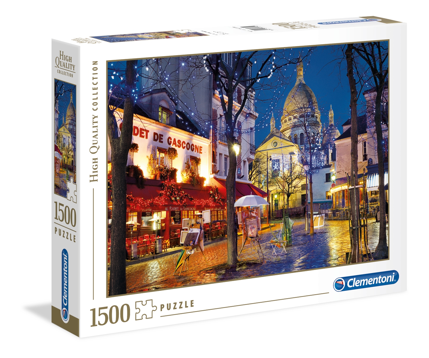 Puzzle 1500 piezas -Montmartre, París- Clementoni