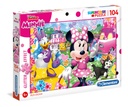 Puzzle 104 piezas Glitter -Minnie Happy Helpers- Clementoni