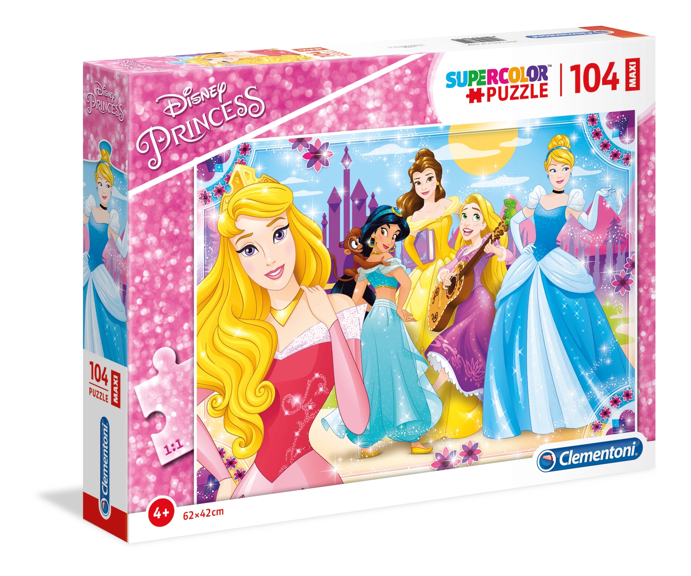 Puzzle 104 piezas Maxi -Princess- Clementoni
