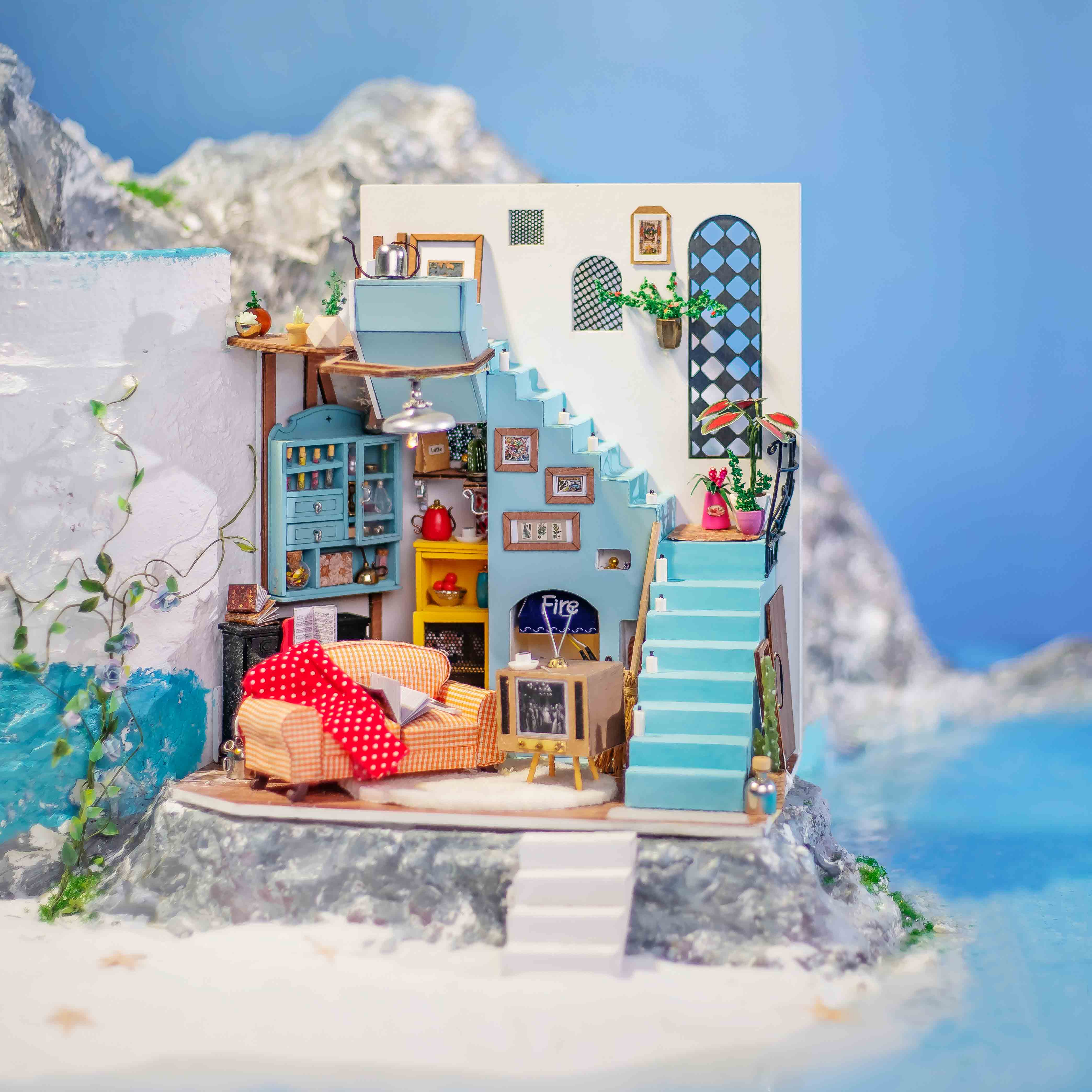 Kit Habitación -Joy´s Peninsula Living Room- Robotime