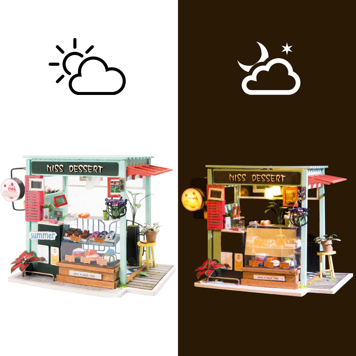 Kit Habitación -Ice Cream Station- Robotime
