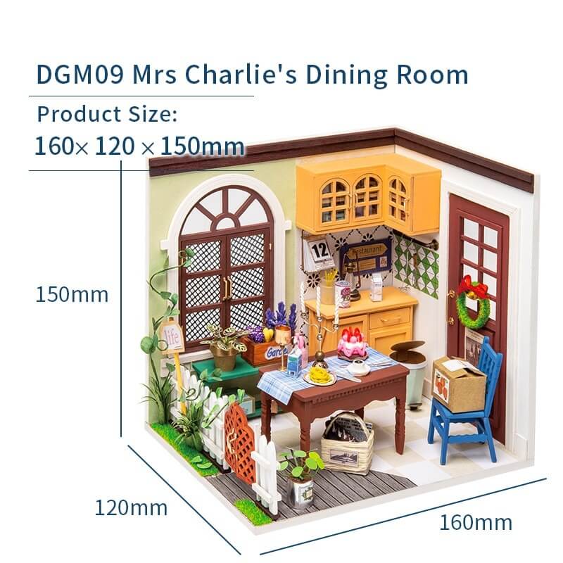 Kit Habitación -Mrs. Charlie´s Dinning Room- Robotime