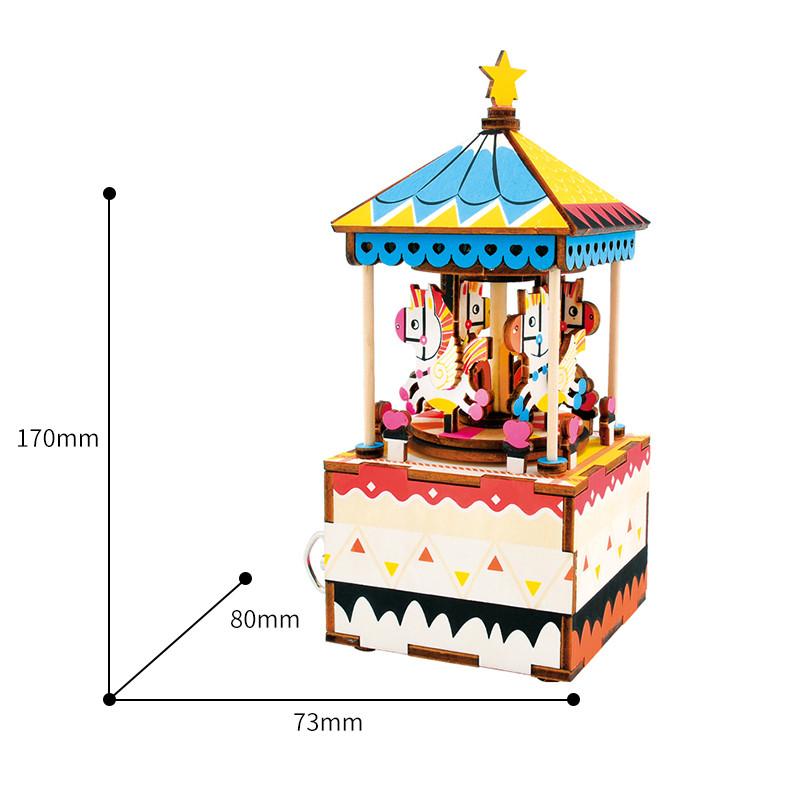 Kit Caja Musical -Merry-Go-Round- Robotime