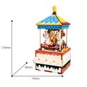 Kit Caja Musical -Merry-Go-Round- Robotime