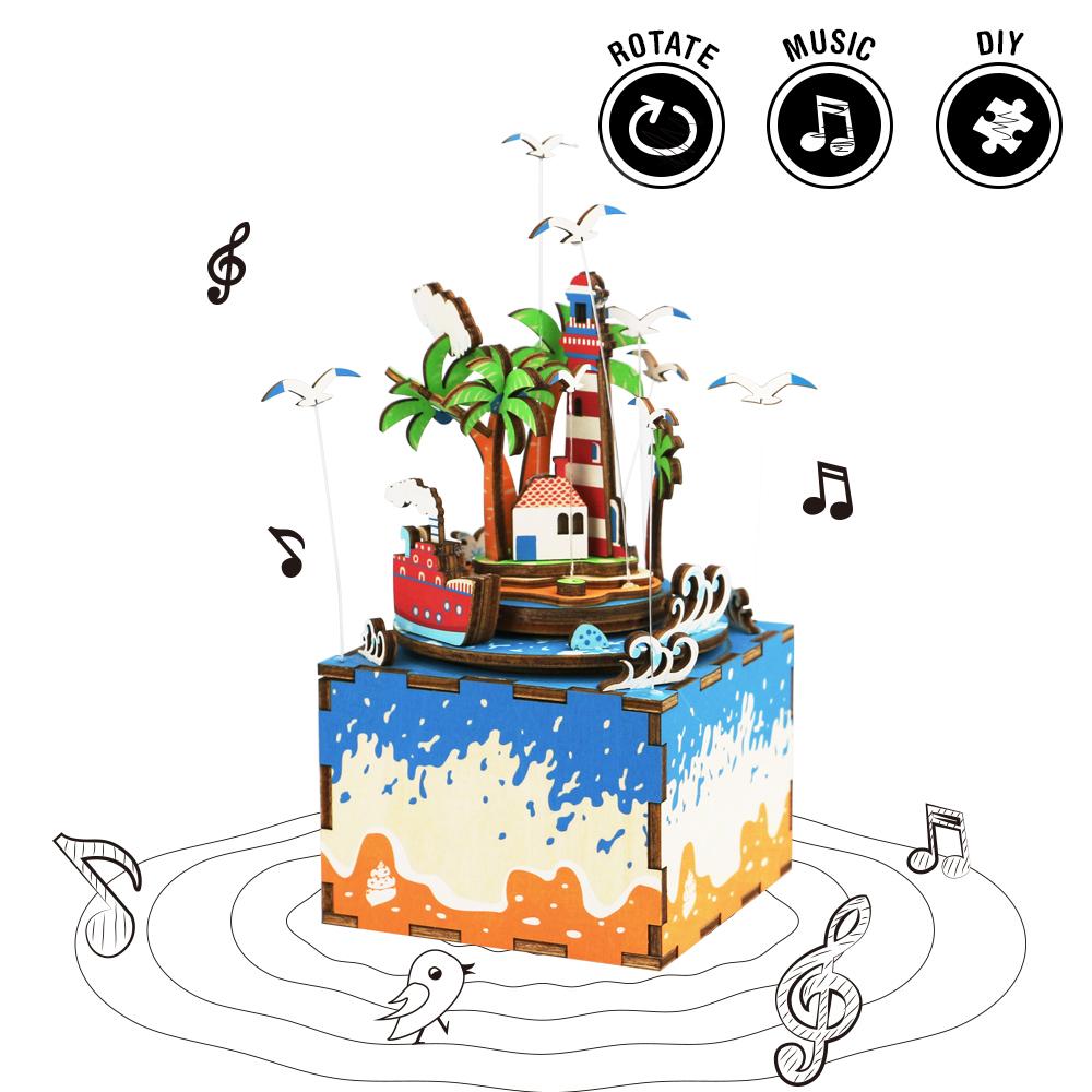 Kit Caja Musical -Isla- Robotime