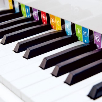 Piano de Cola Deluxe Blanco Infantil Hape