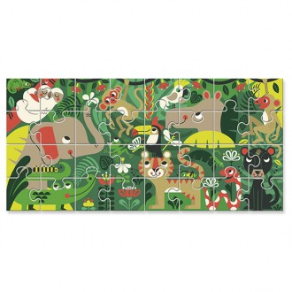 Baby Puzzle 32 piezas -La Jungla- Ludattica