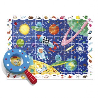 Puzzle Baby Detective 108 pzs. -En el Espacio- Ludattica