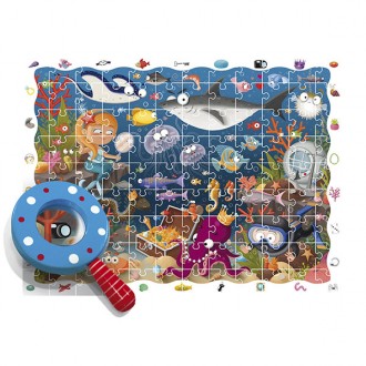 Puzzle Baby Detective 108 pzs. -En el Mar- Ludattica