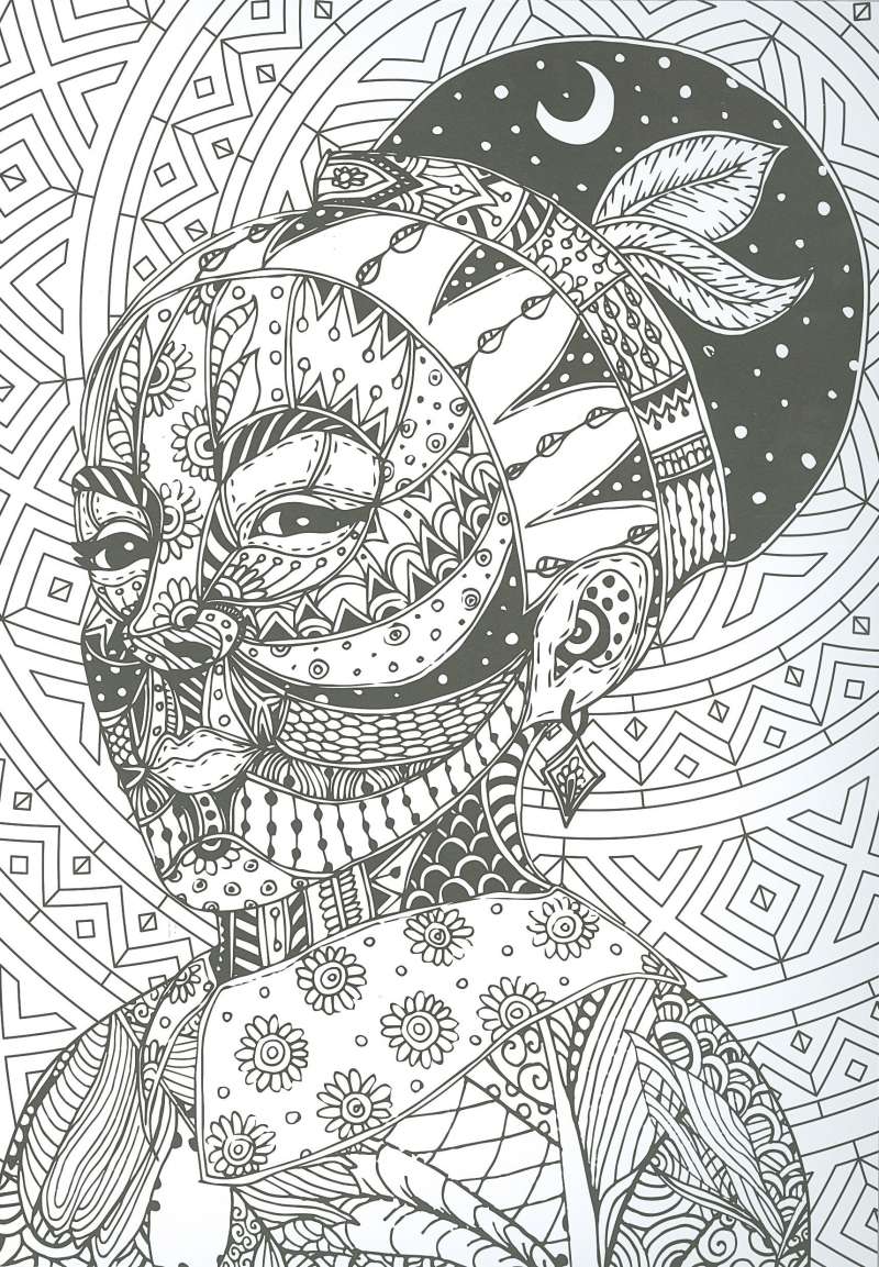 Láminas de Arte Africano para Colorear- Susaeta