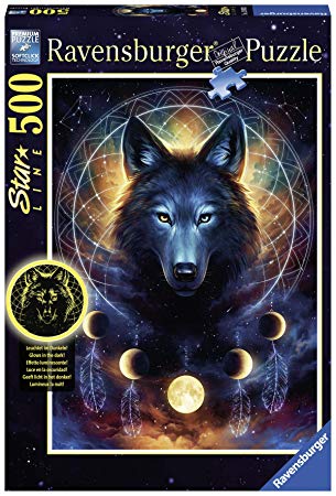 Puzzle 500 piezas -Lobo Brillante- Ravensburger