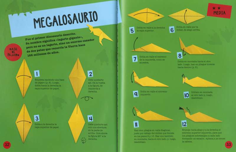 Dinosaurios Origami- Susaeta Ediciones