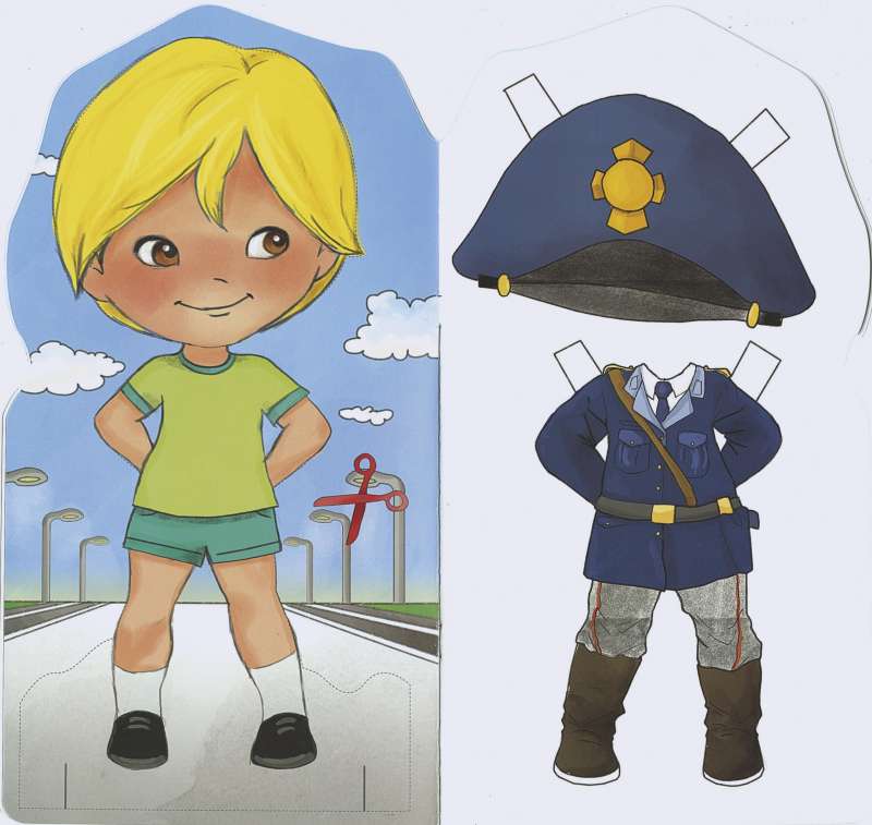 Recortable- Carlos, Policía- Susaeta Ediciones