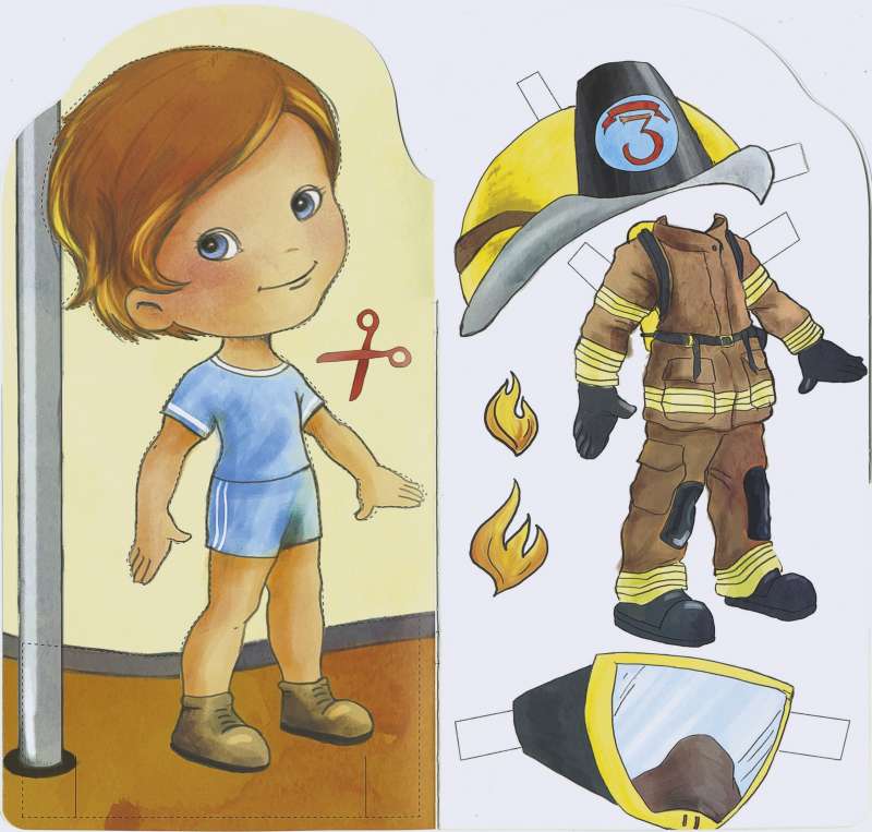 Recortable- Miguel, Bombero- Susaeta Ediciones