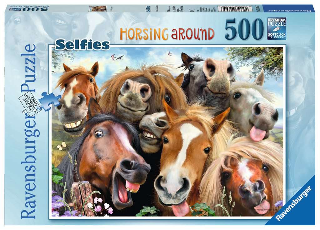 Puzzle 500 piezas -Selfie en la Granja- Ravensburger