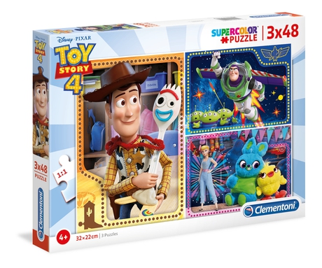 Puzzles 3 x 48 piezas -Toy Story 4- Clementoni
