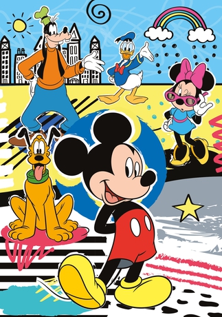 Puzzle 104 piezas + Modelo 3D -Mickey Mouse- Clementoni (copia)