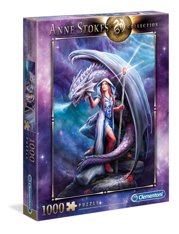 Puzzle 1000 piezas -Winter Guardians, Anne Stokes- Clementoni