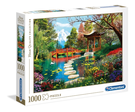 Puzzle 1000 piezas -Fuji Garden- Clementoni