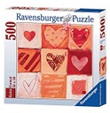 Puzzle 500 piezas -Corazones Felices- Ravensburger