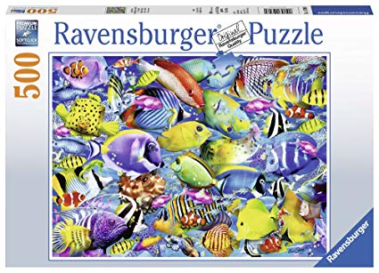 Puzzle 500 piezas -Peces Tropicales- Ravensburger