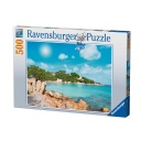 Puzzle 500 piezas -Playa de Cerdeña- Ravensburger