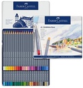 Estuche Metal Lápiz Dibujo Goldfaber 48 pzs. Creative Studio Faber-Castell