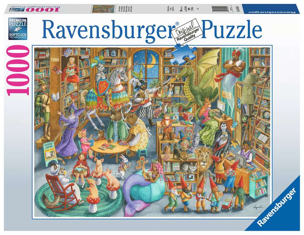 Puzzle 1000 piezas -Biblioteca de Fantasía- Ravensburger