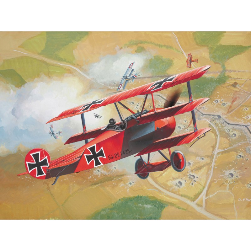 Avión 1/72 Fokker DR.1 -Barón Rojo- Revell