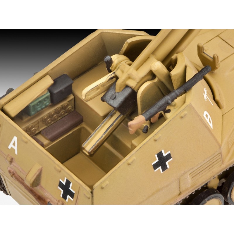 Carro 1/76 Tanque -Sd. Kfz. 124 &quot;Wespe&quot;- Revell