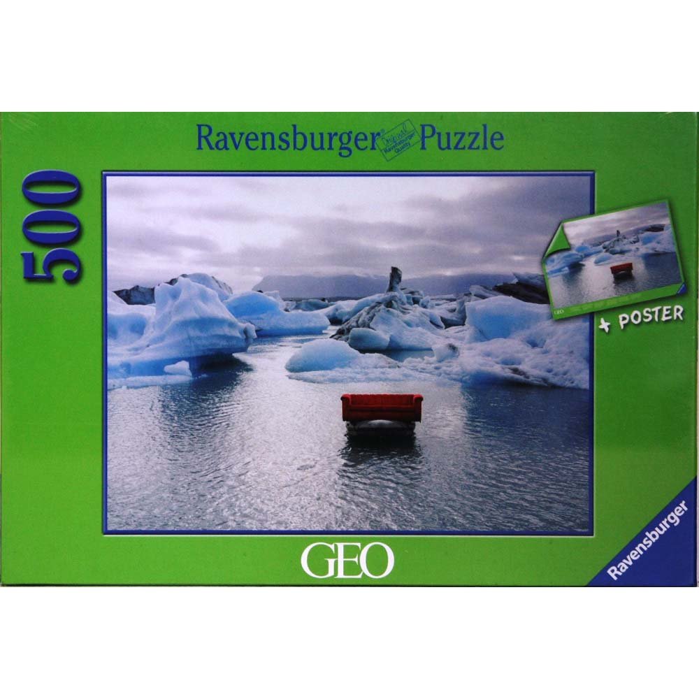 Puzzle 500 piezas -Geo: El Sofá Rojo- Ravensburger